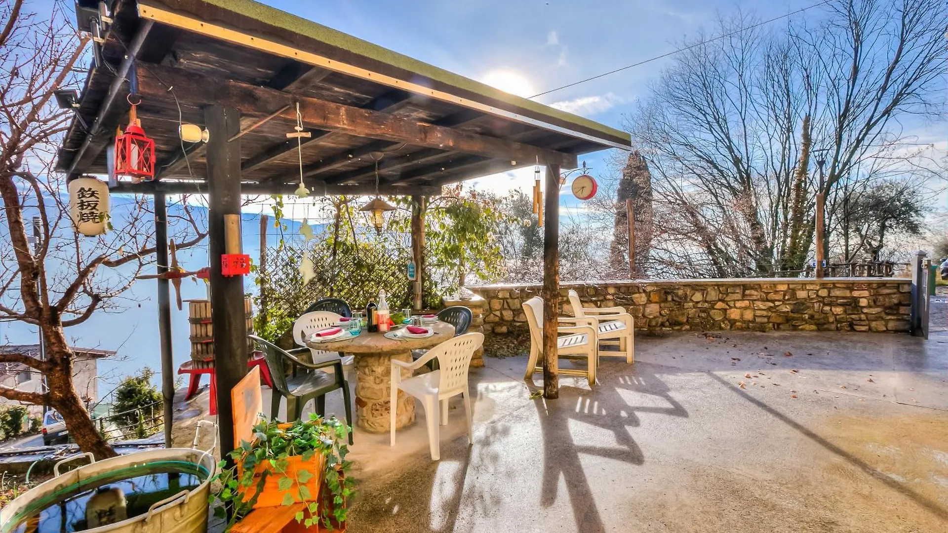 Faby House On Hilly Area & Lake View - Happy Rentals Gargnano Apartament